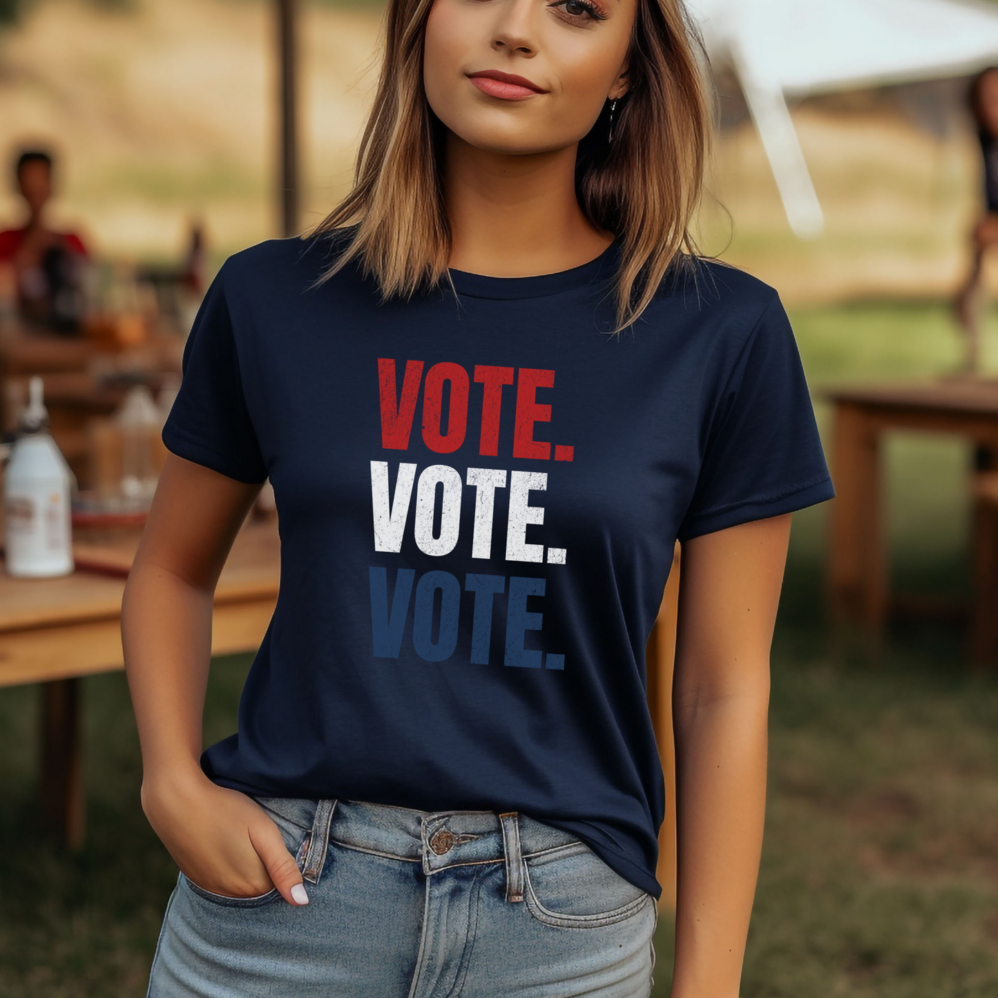 "Vote.Vote.Vote." Unisex t-shirt
