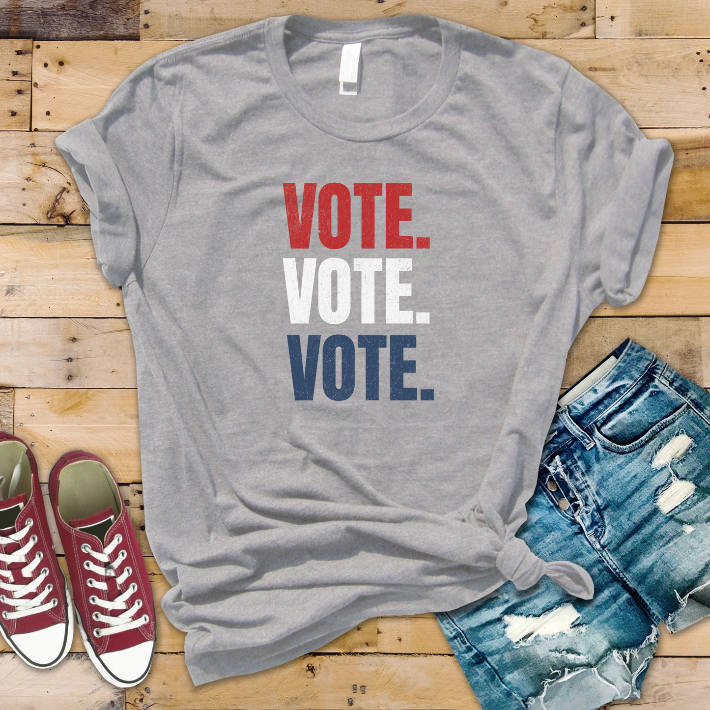 "Vote.Vote.Vote." Unisex t-shirt