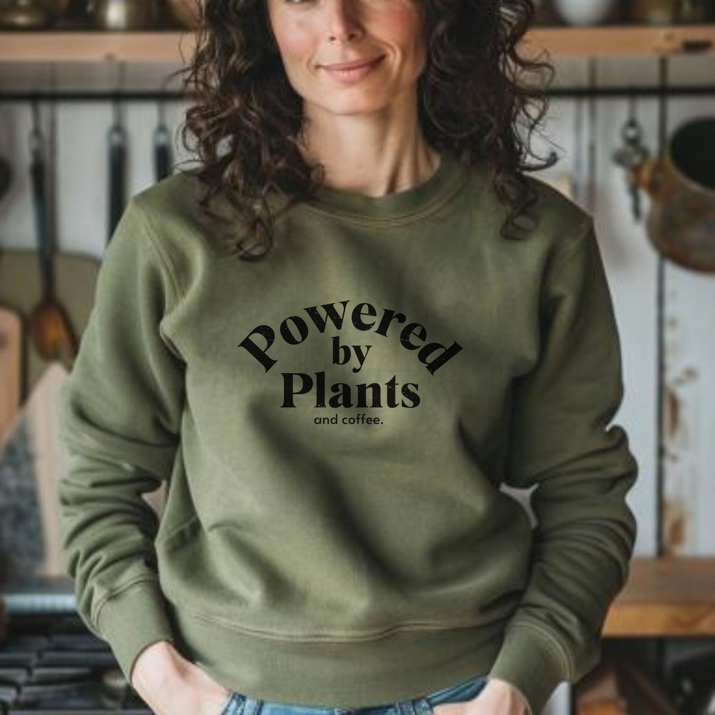 "Powered By Plants" Sweatshirt