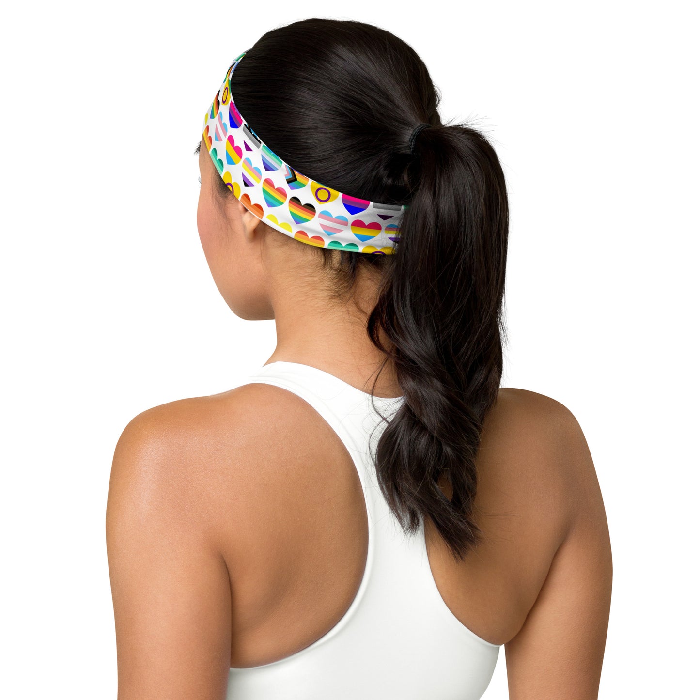 LGBTQ hearts Headband