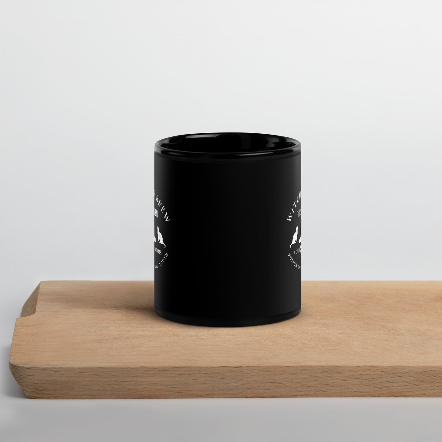 "Witches brew" Black Glossy Mug