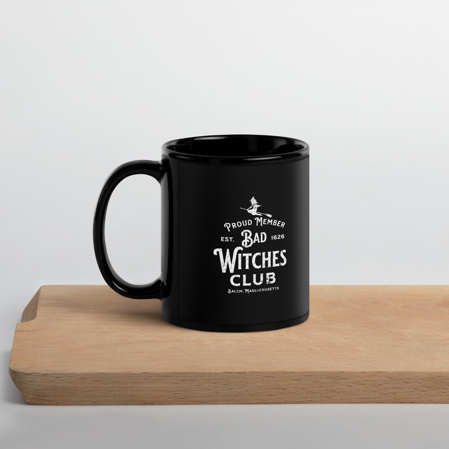"Bad Witches Club" Black Glossy Mug