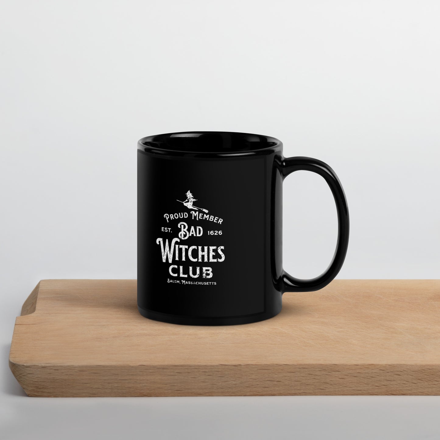 "Bad Witches Club" Black Glossy Mug