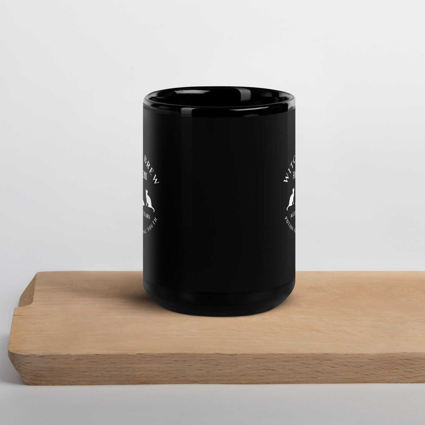 "Witches brew" Black Glossy Mug