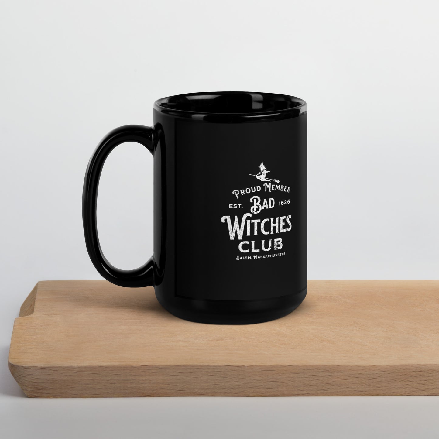 "Bad Witches Club" Black Glossy Mug