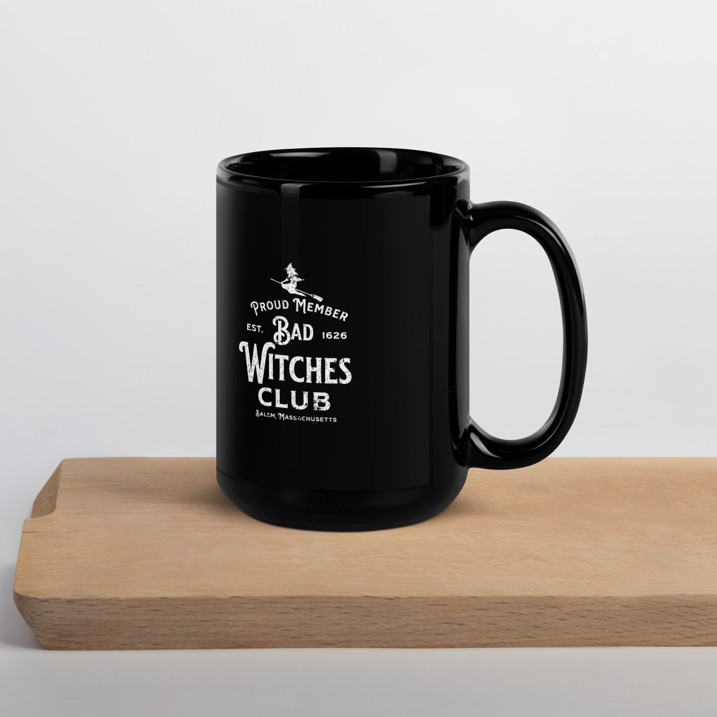 "Bad Witches Club" Black Glossy Mug