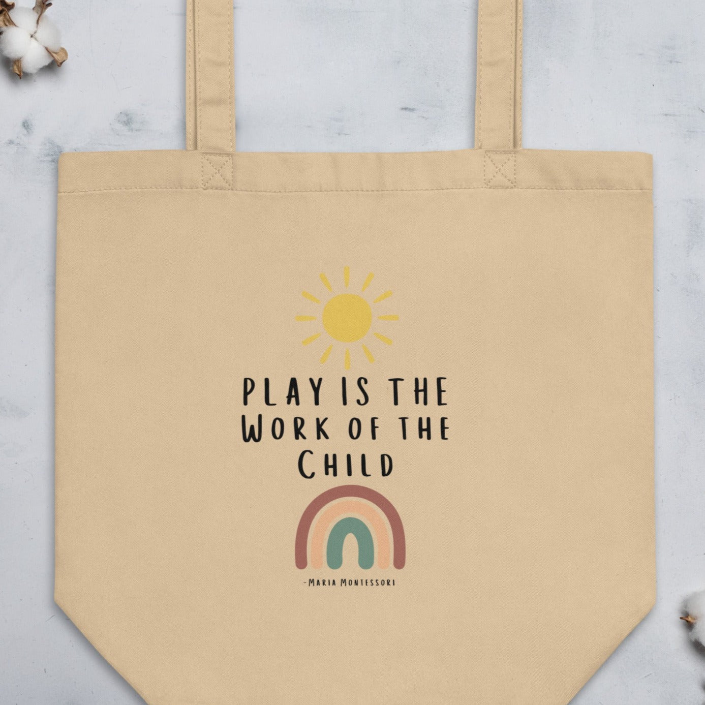 "Play is the Work of the Child" Eco Tote Bag