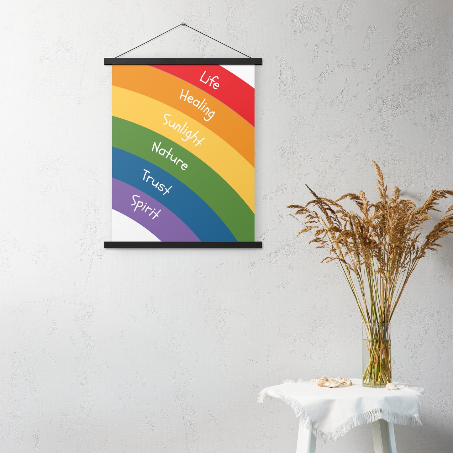 Rainbow Meaning Poster with hangers
