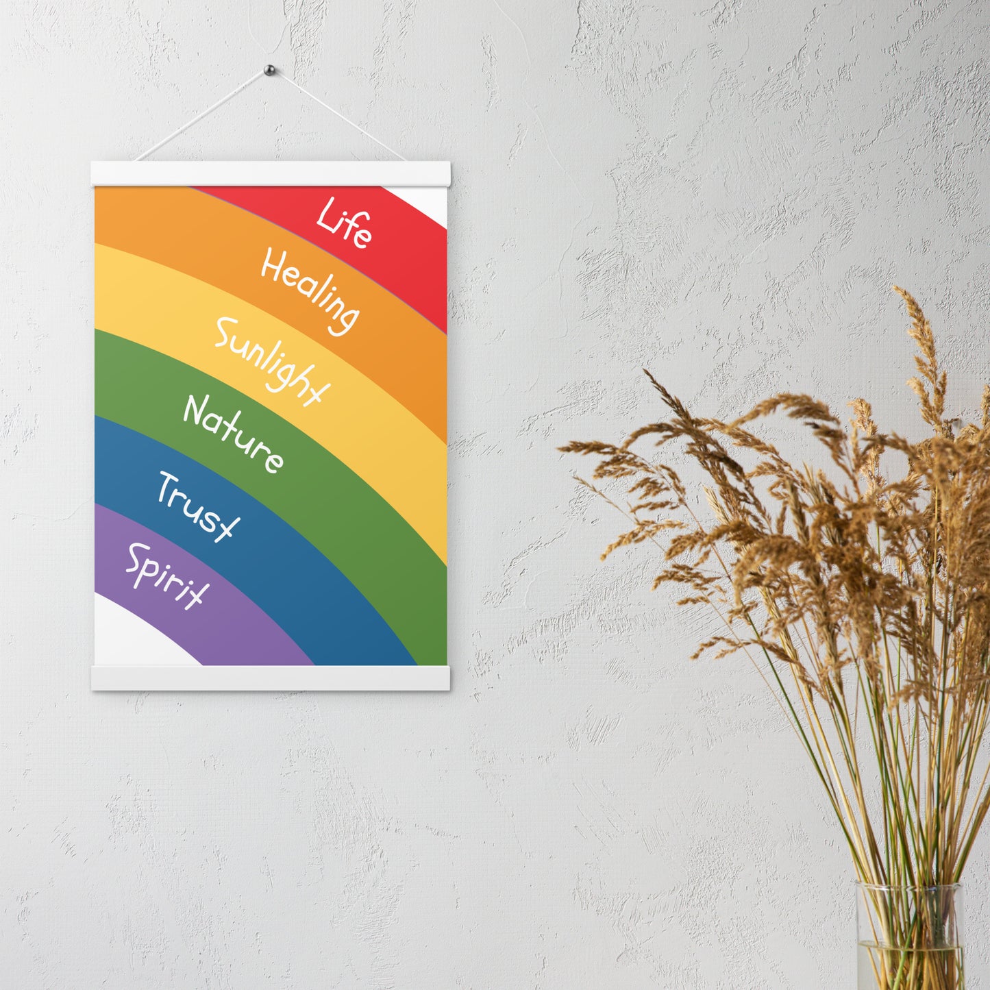 Rainbow Meaning Poster with hangers