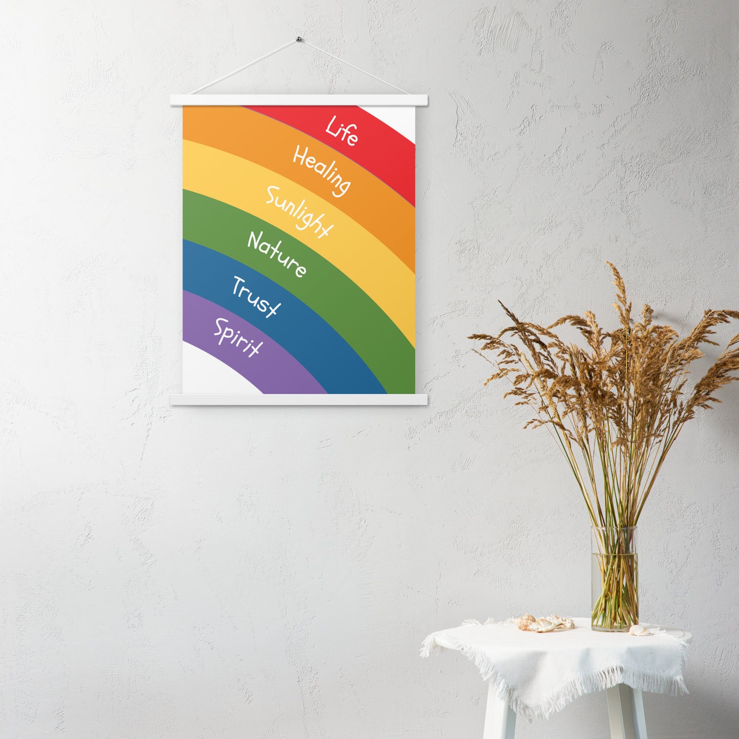 Rainbow Meaning Poster with hangers
