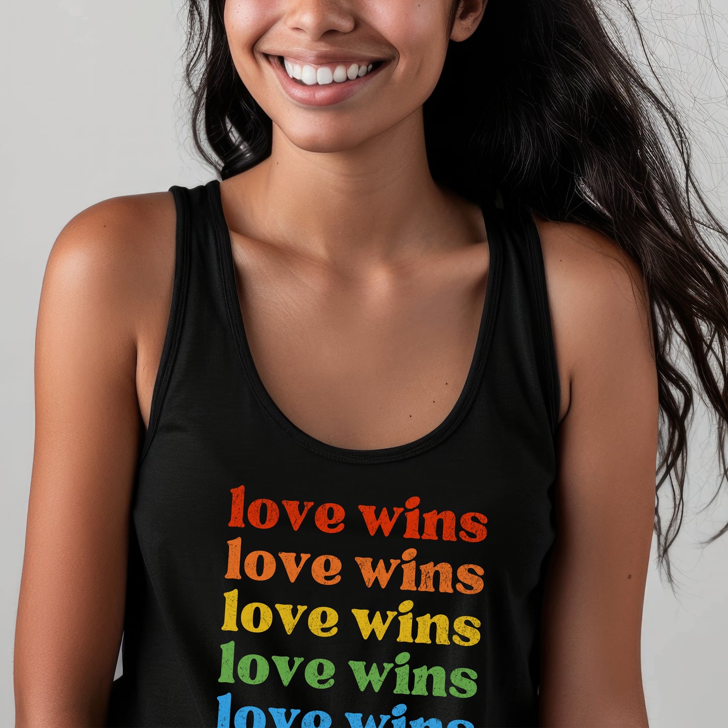 Love Wins - Unisex Tank Top