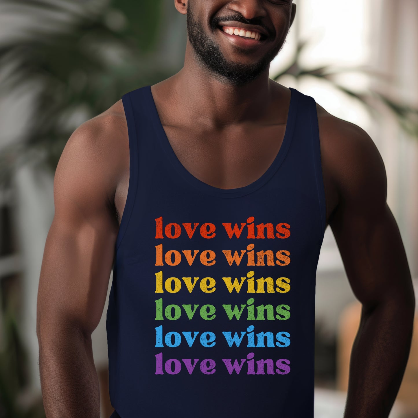 Love Wins - Unisex Tank Top