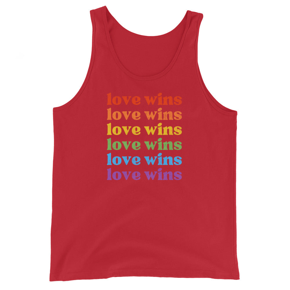 Love Wins - Unisex Tank Top
