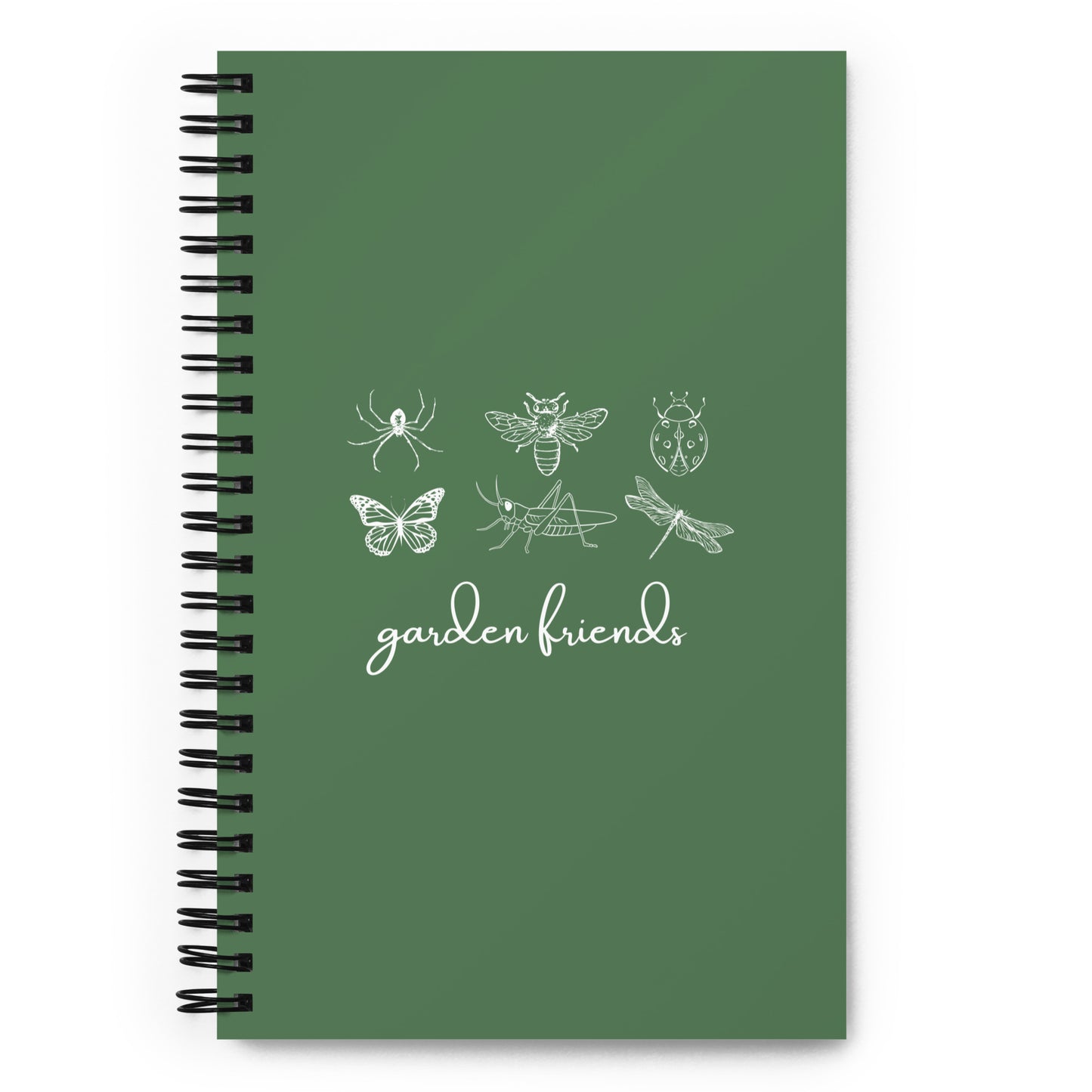 Garden Friends Spiral notebook