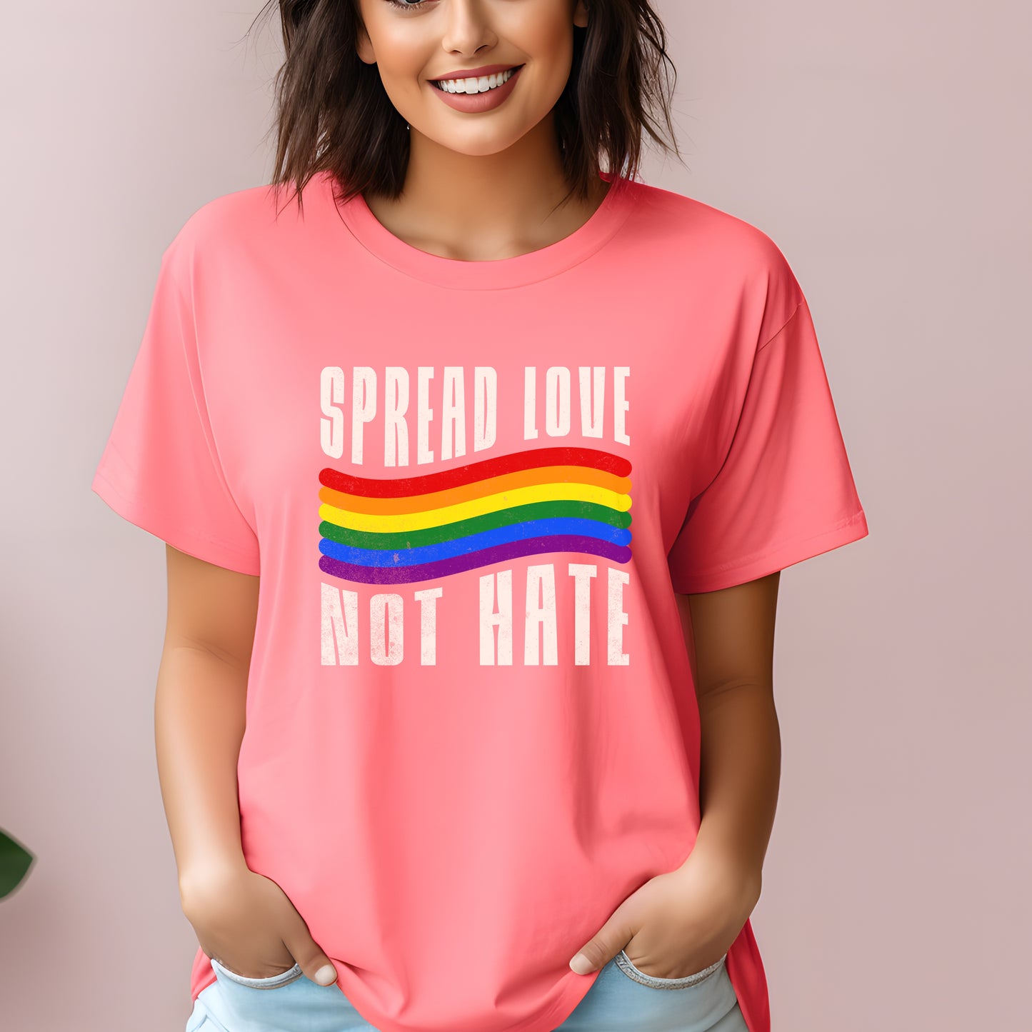 "Spread Love, Not Hate" - T-shirt
