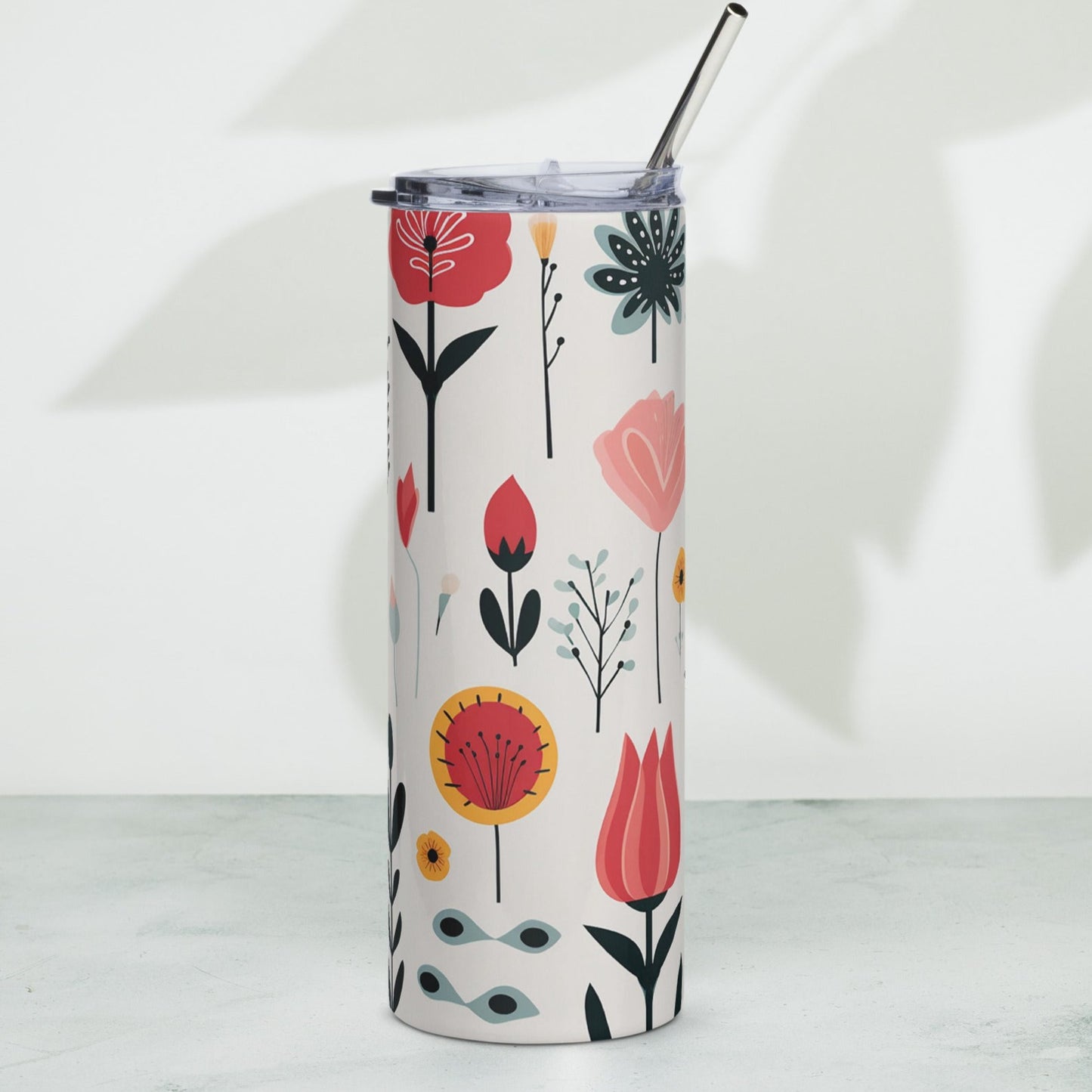 Flower Art Stainless Steel tumbler