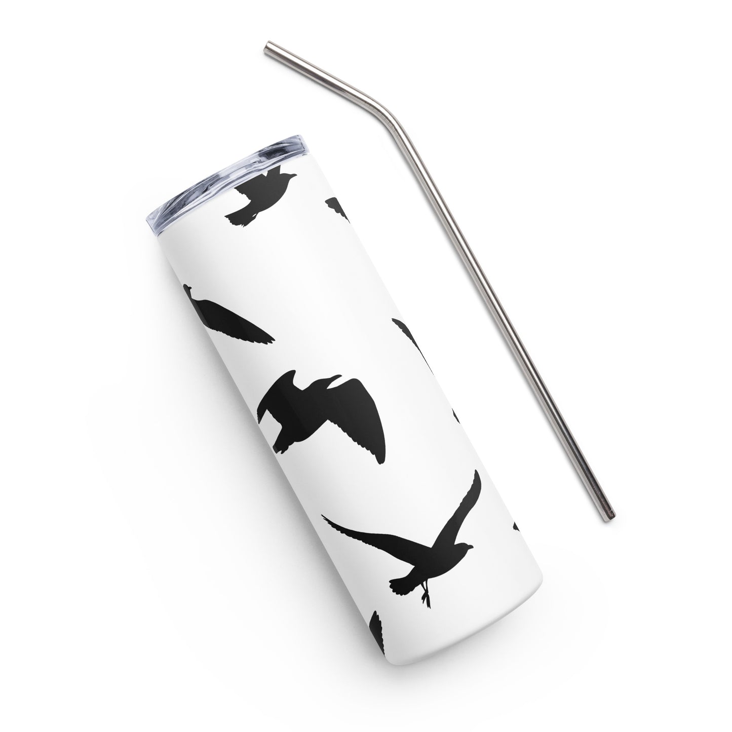 Black Birds - Stainless steel tumbler