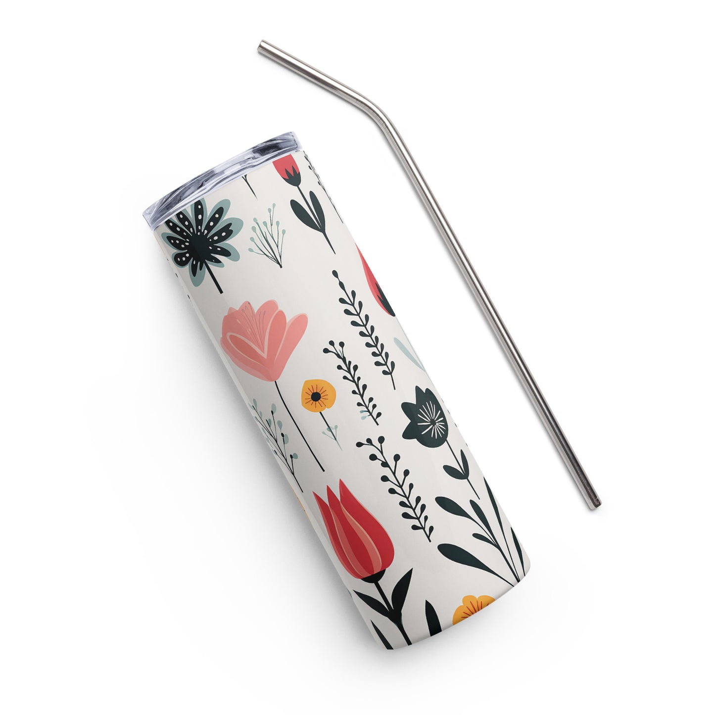 Flower Art Stainless Steel tumbler