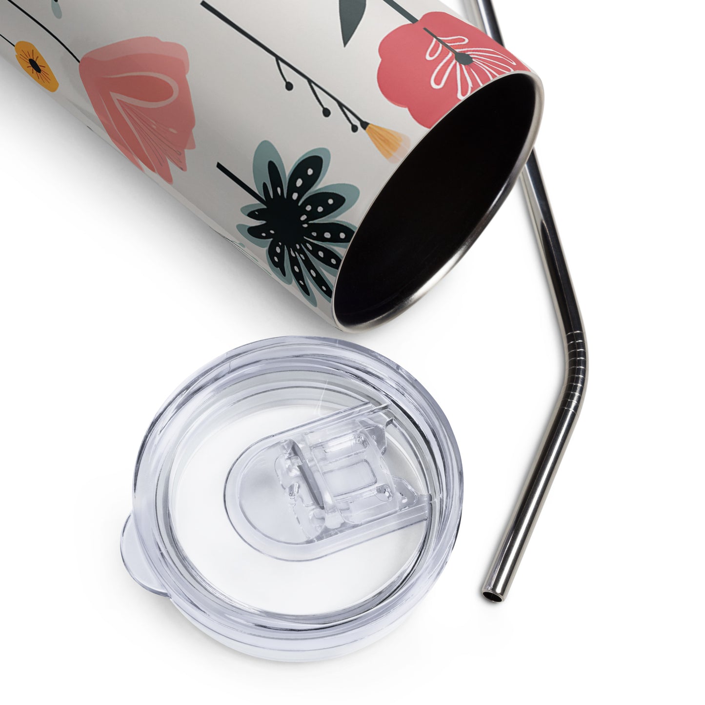 Flower Art Stainless Steel tumbler