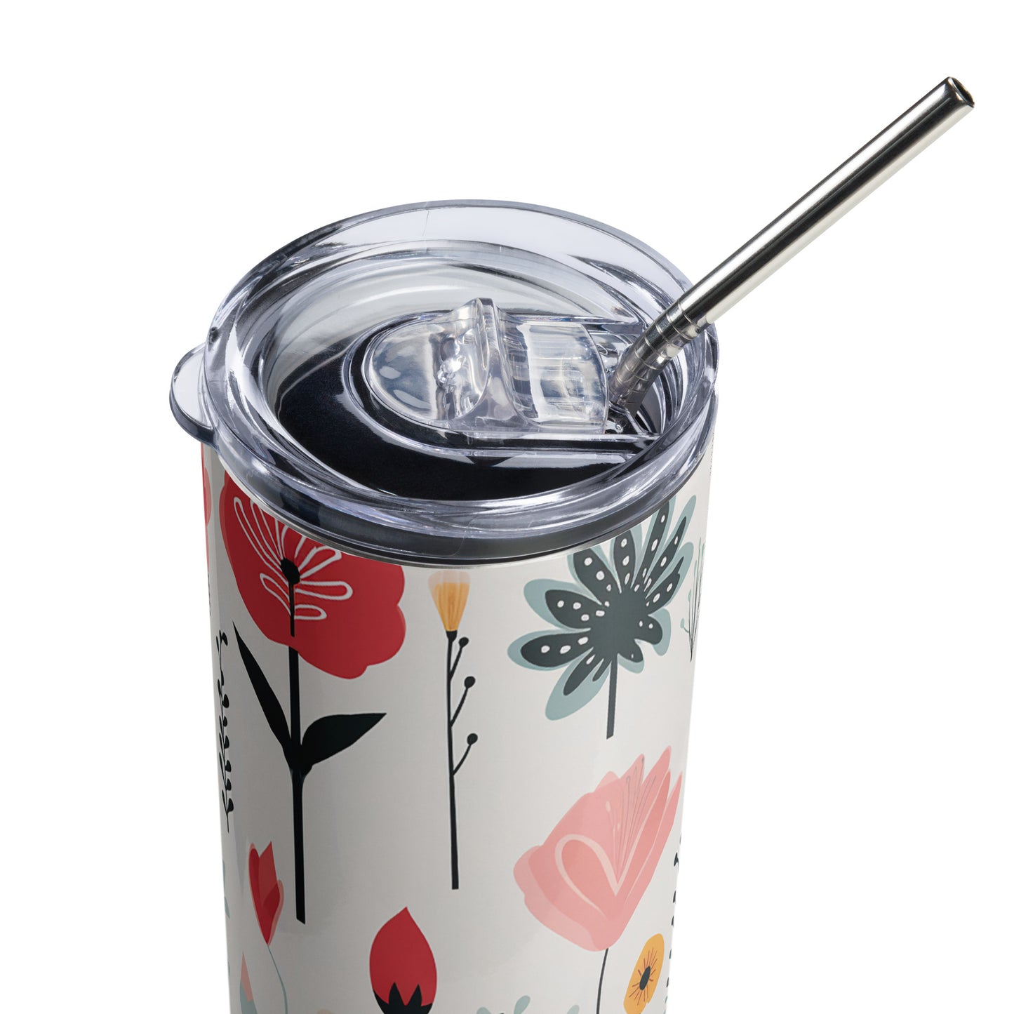 Flower Art Stainless Steel tumbler