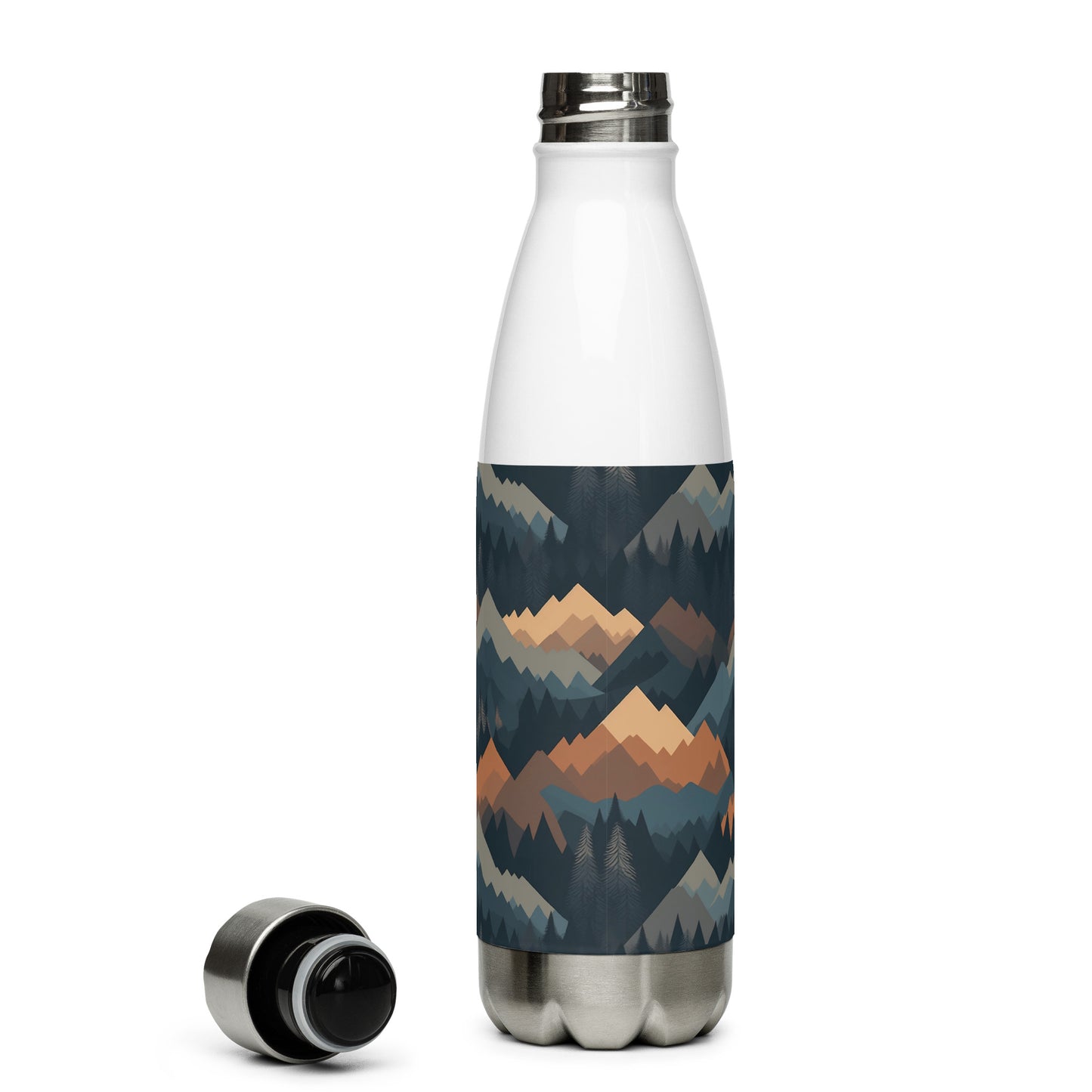 Mountain Blues - Stainless steel water bottle