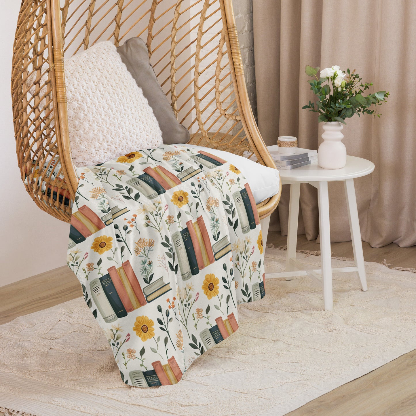 "Sofia" Sherpa blanket