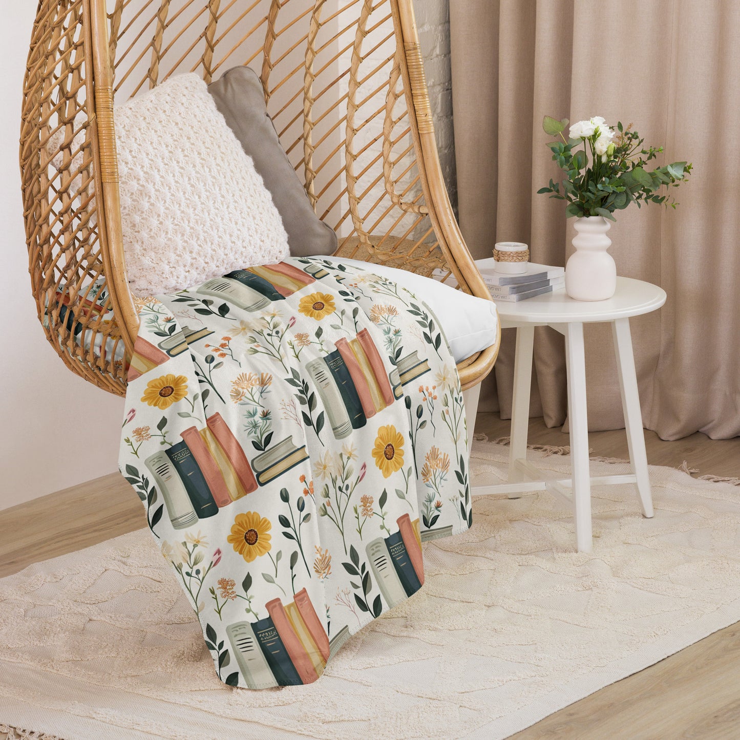 "Sofia" Sherpa blanket