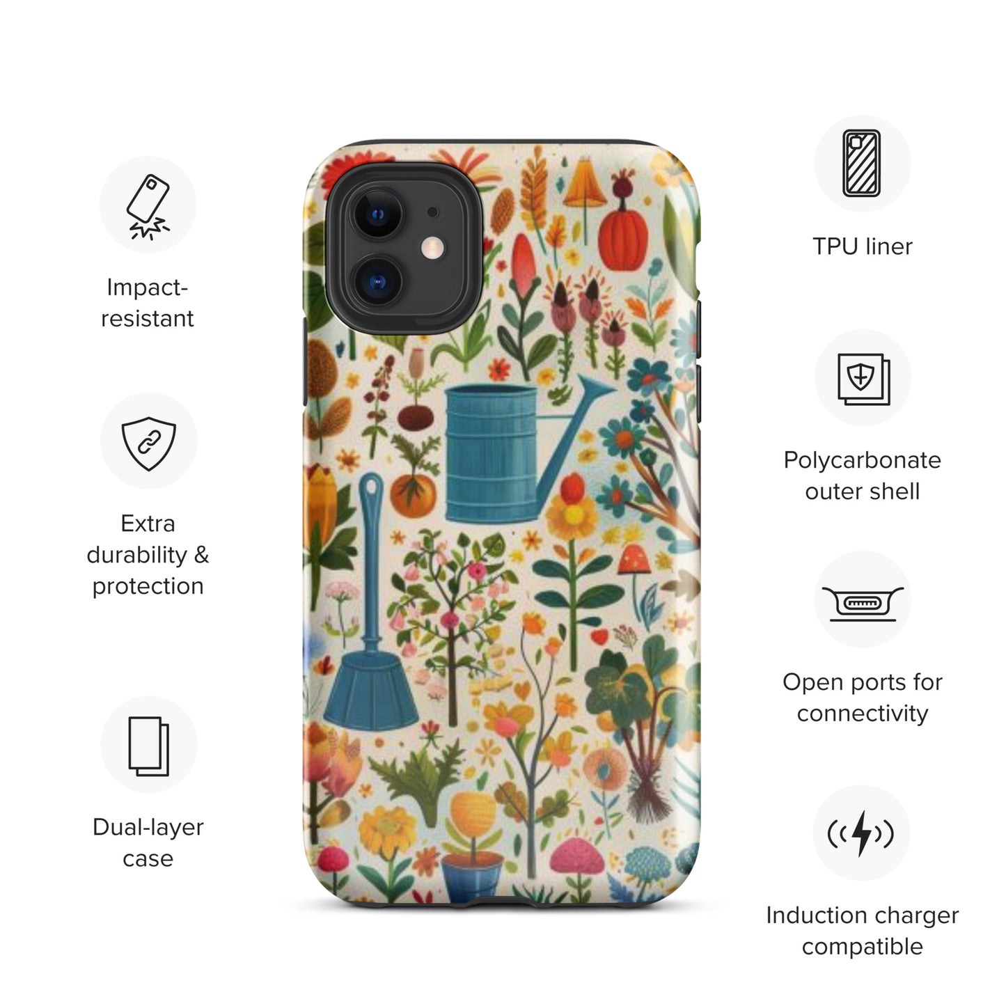 Gardener's Collage Tough Case for iPhone®