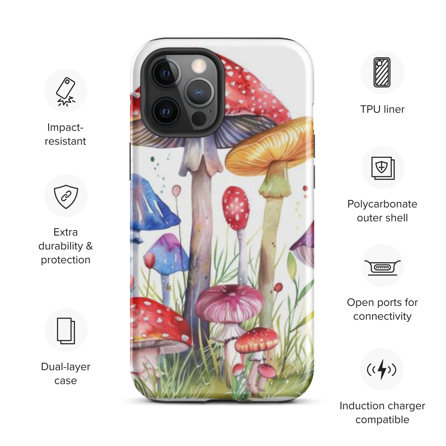Mystic MushroomsTough Case for iPhone®