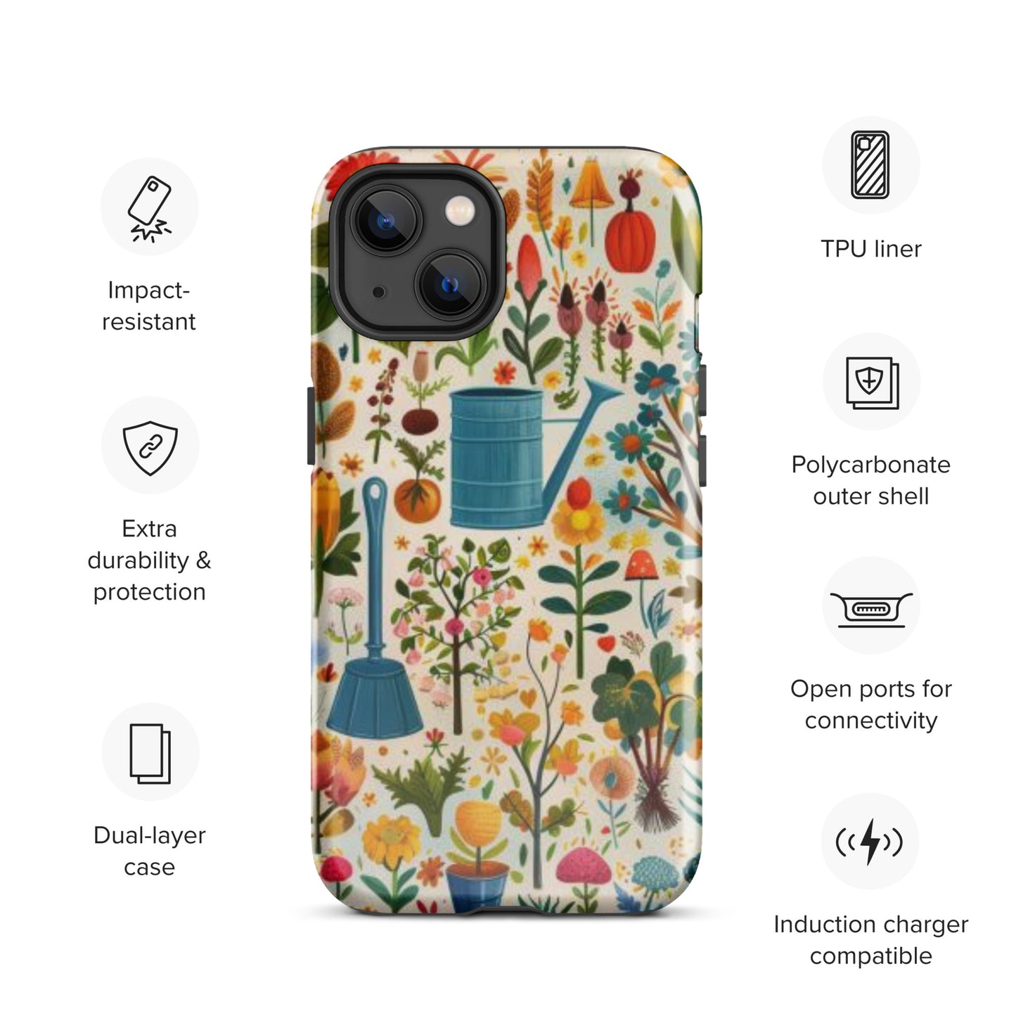 Gardener's Collage Tough Case for iPhone®