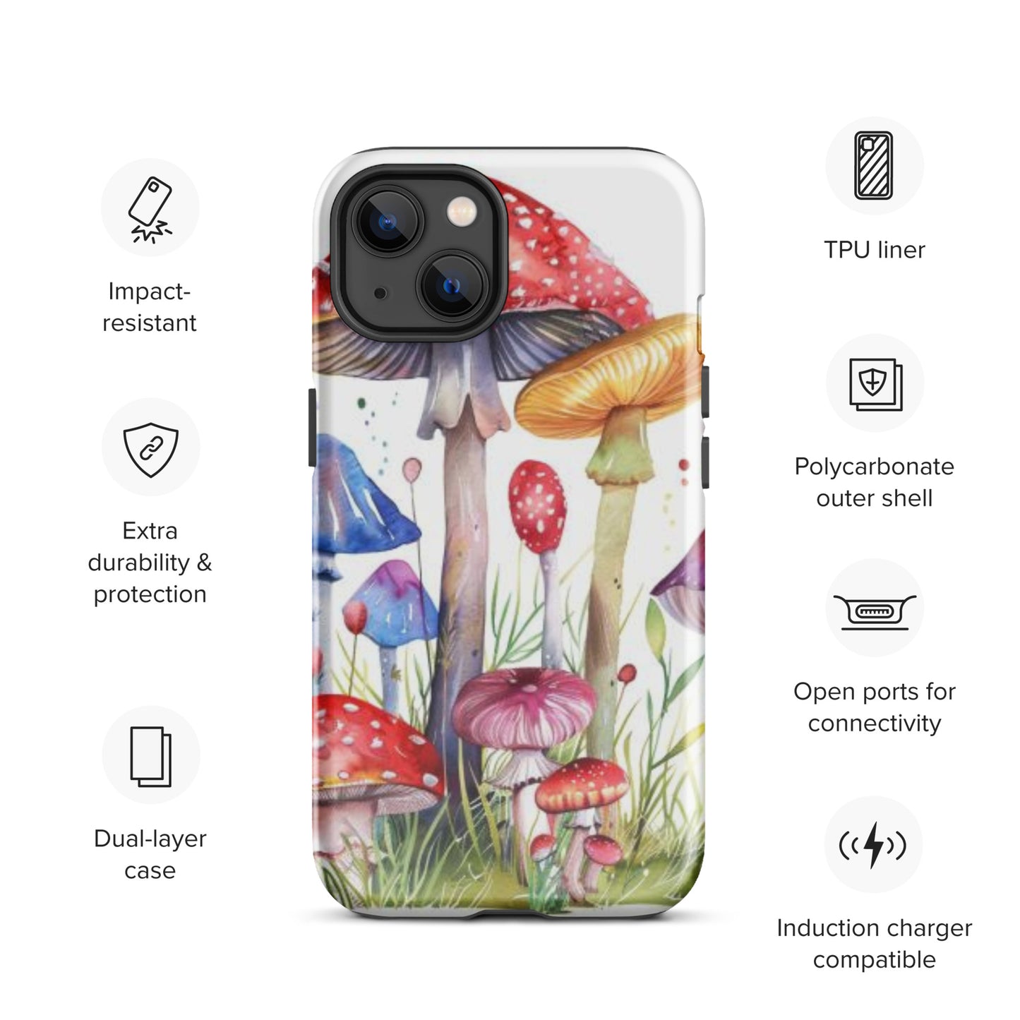 Mystic MushroomsTough Case for iPhone®