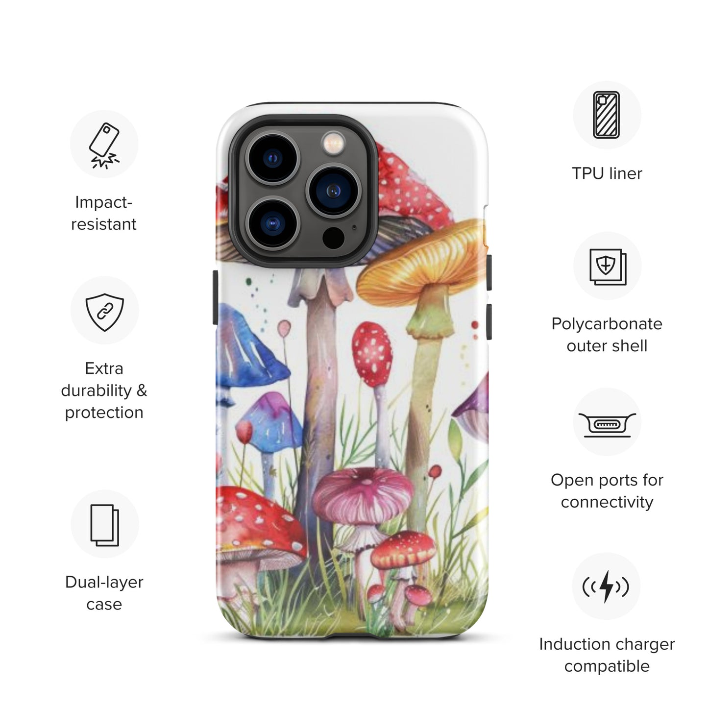 Mystic MushroomsTough Case for iPhone®