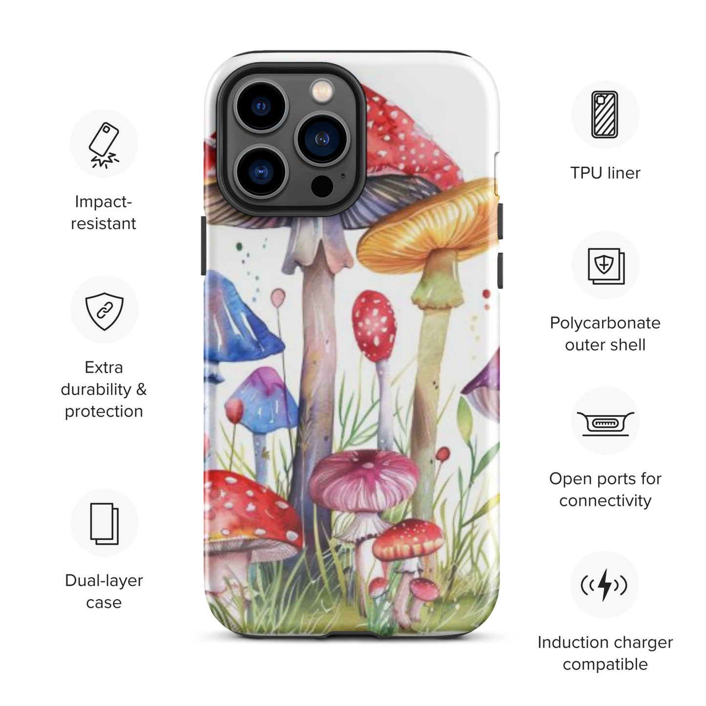 Mystic MushroomsTough Case for iPhone®