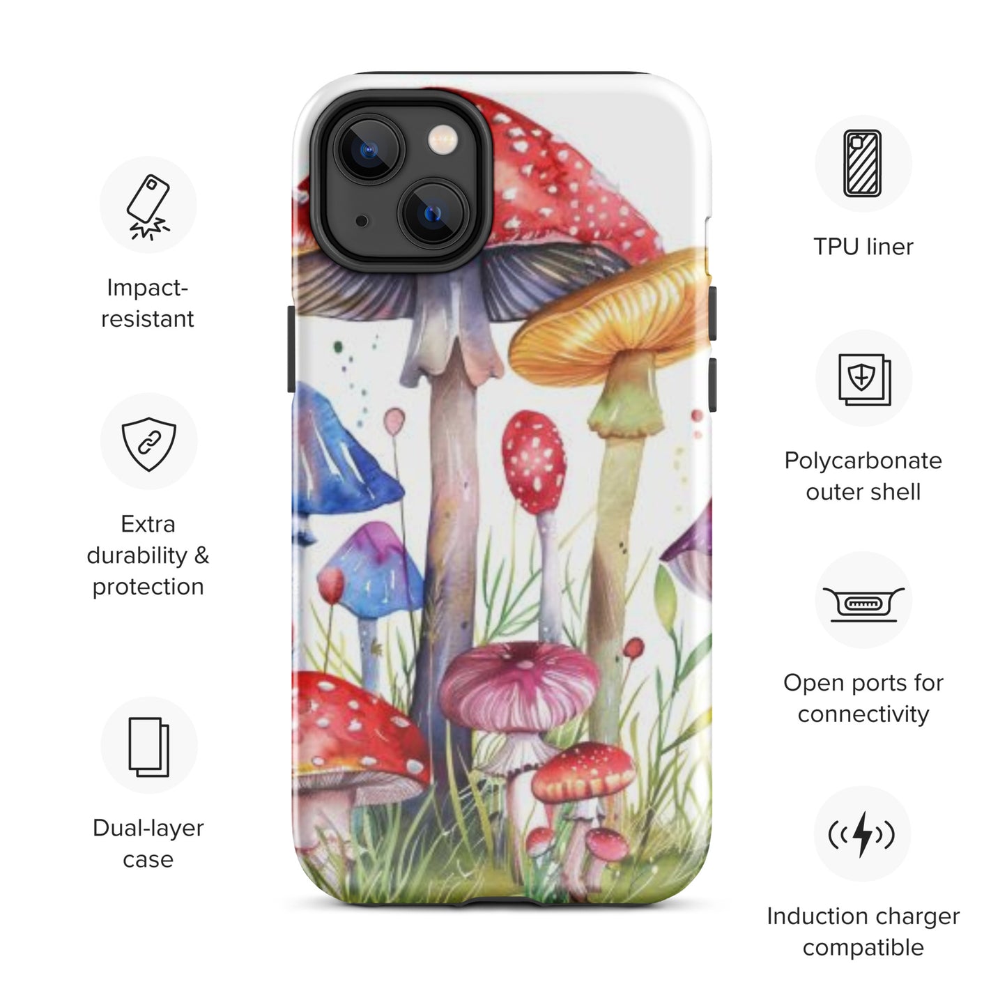 Mystic MushroomsTough Case for iPhone®