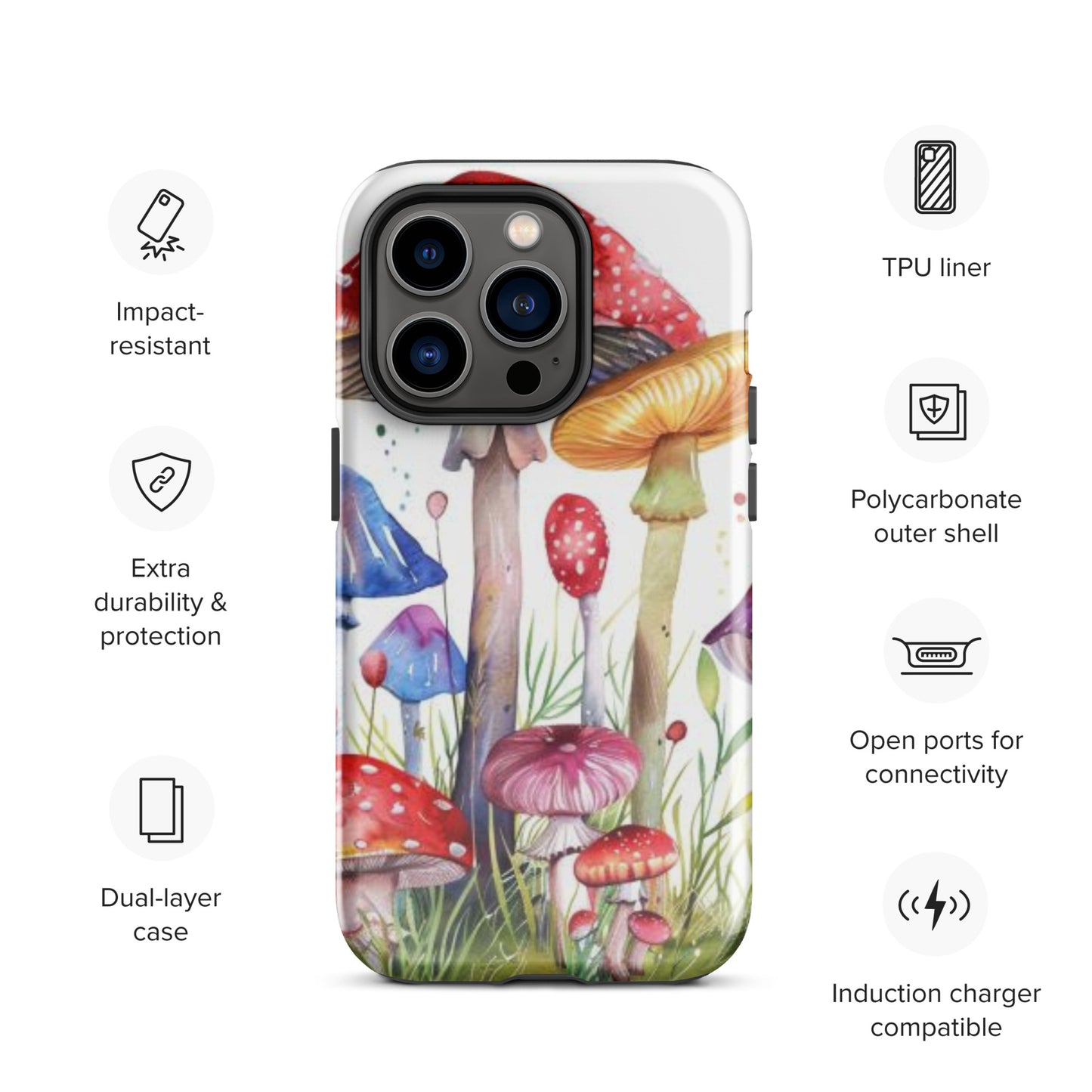 Mystic MushroomsTough Case for iPhone®