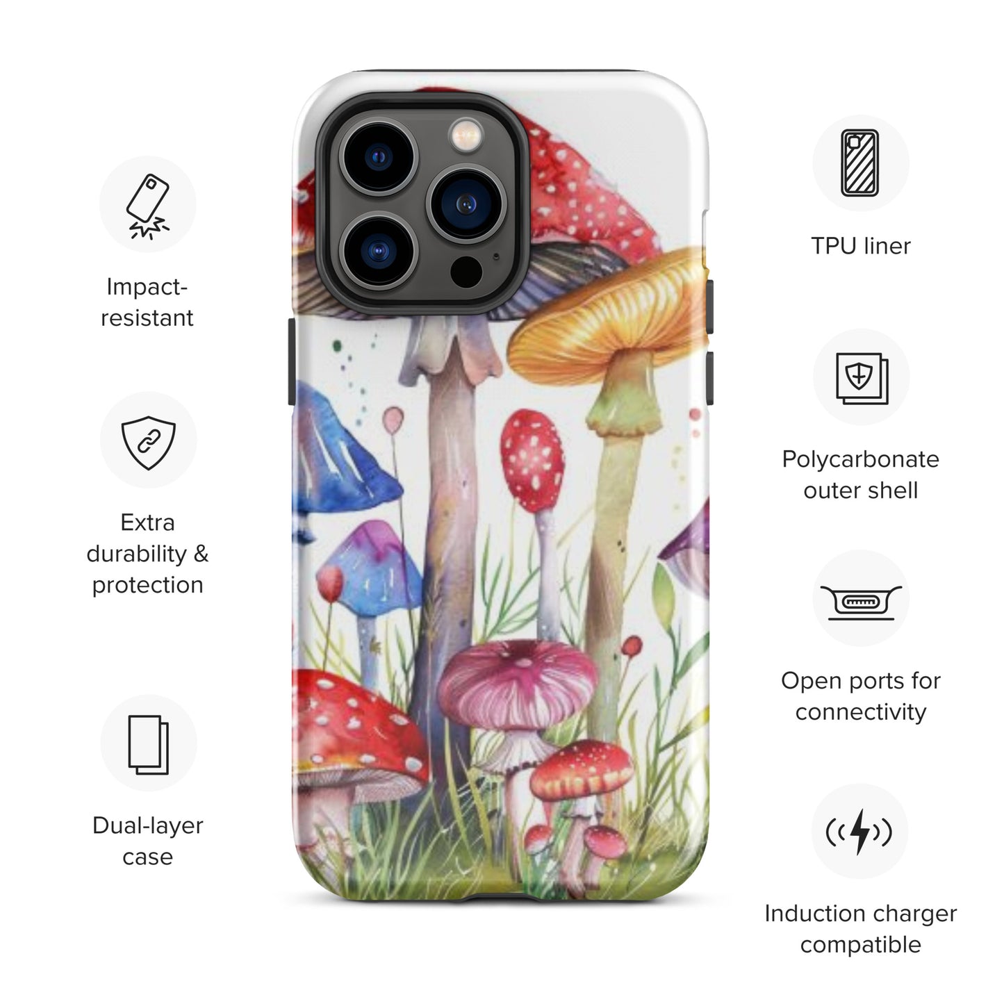 Mystic MushroomsTough Case for iPhone®