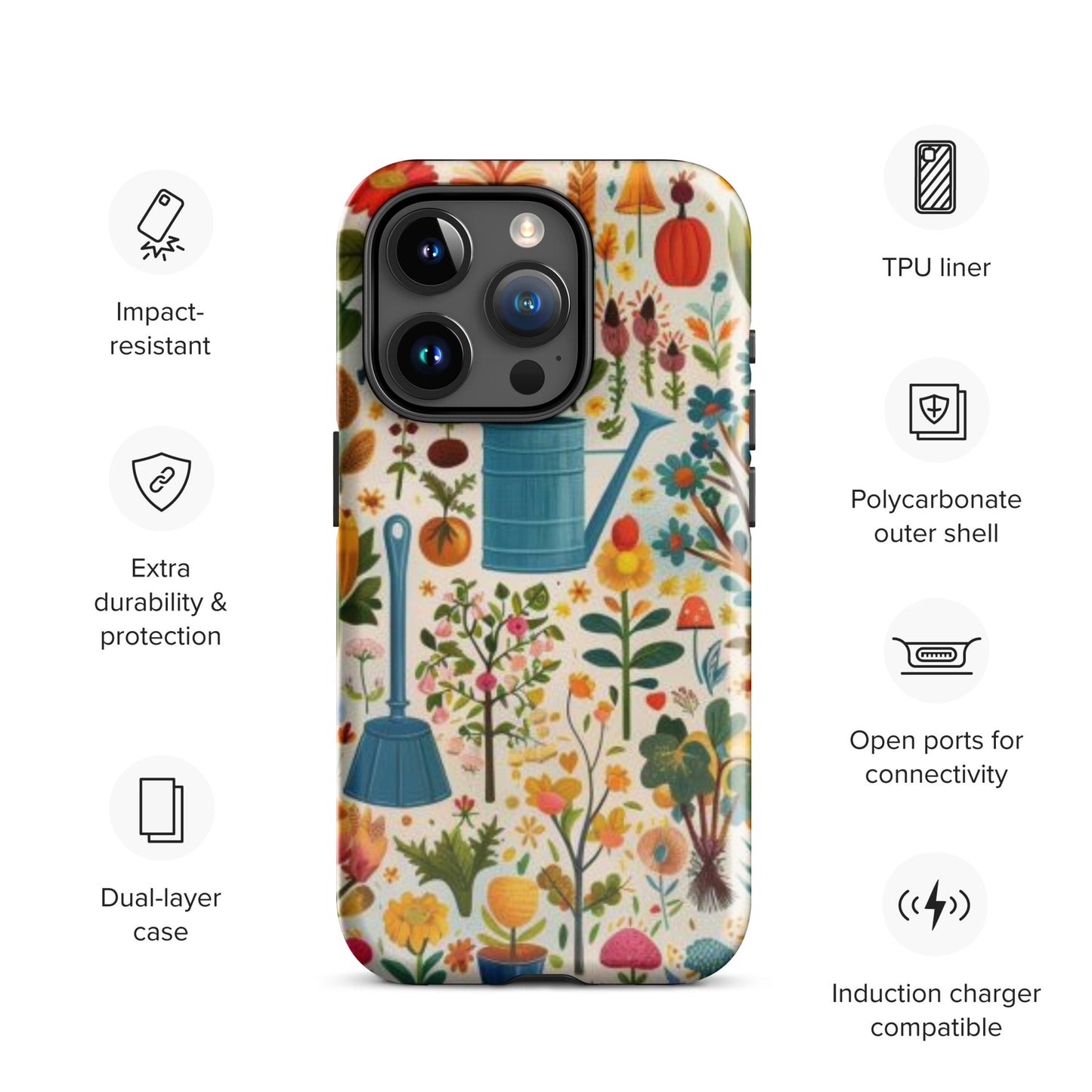 Gardener's Collage Tough Case for iPhone®