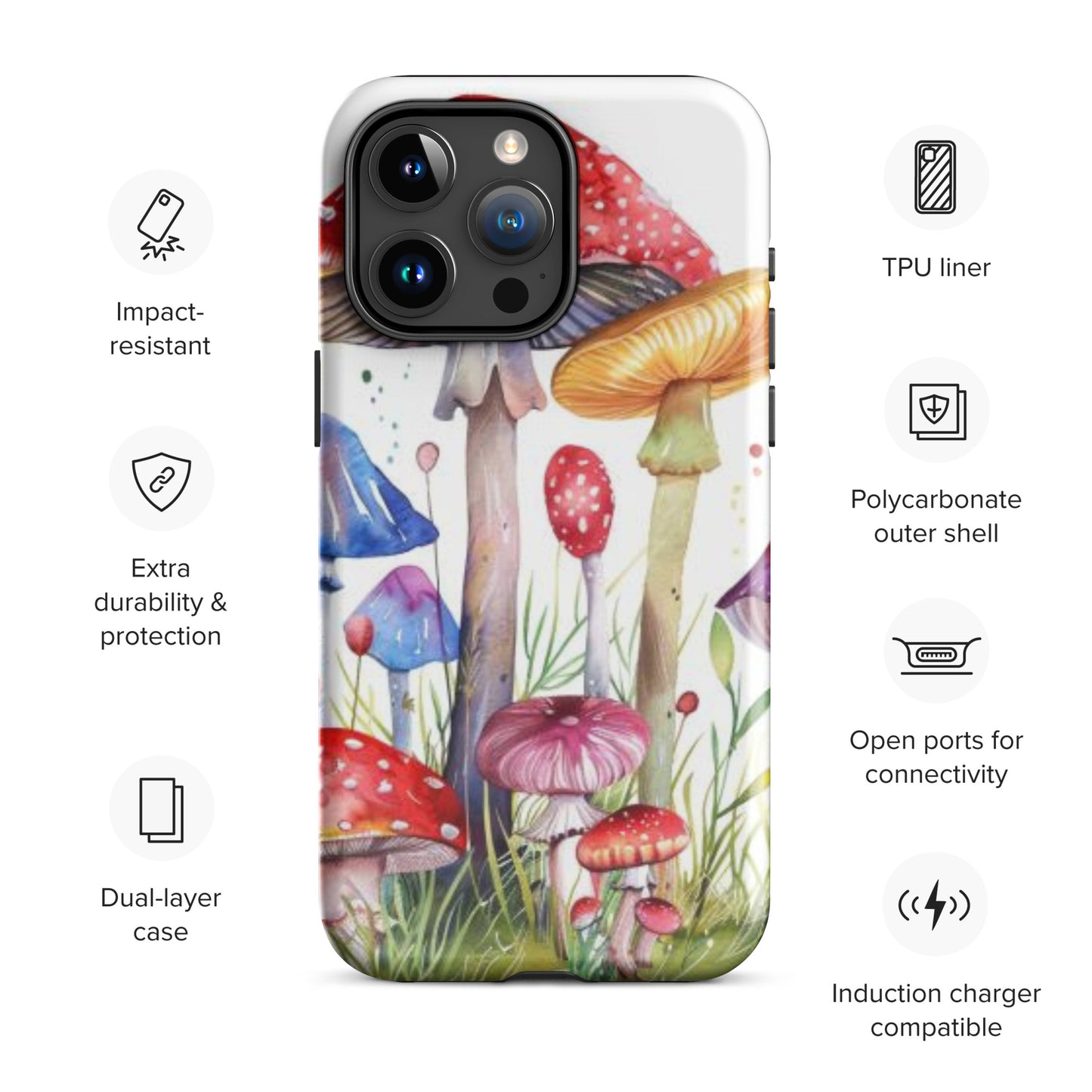 Mystic MushroomsTough Case for iPhone®