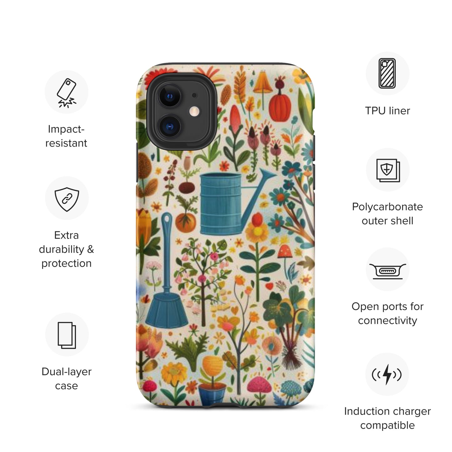 Gardener's Collage Tough Case for iPhone®
