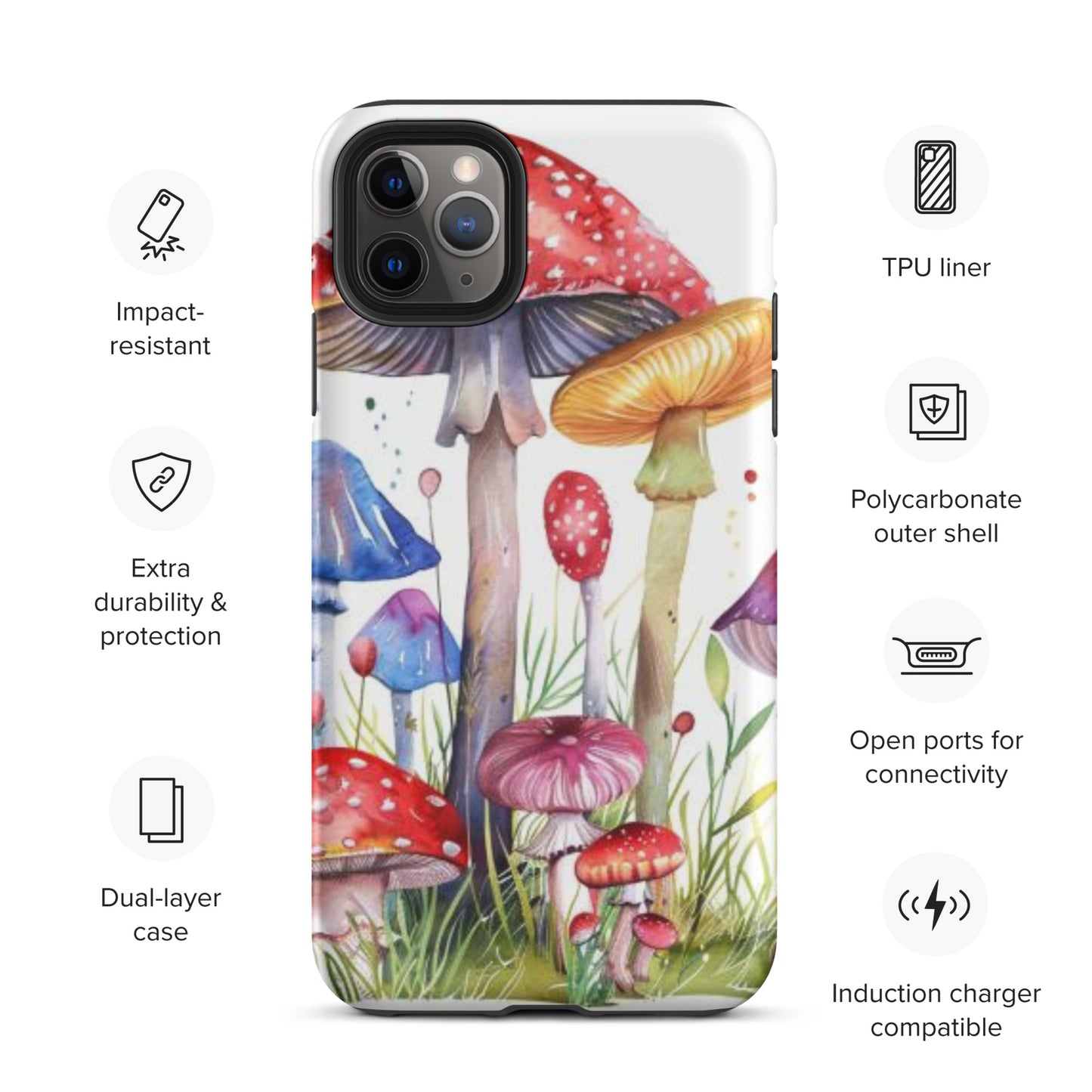 Mystic MushroomsTough Case for iPhone®