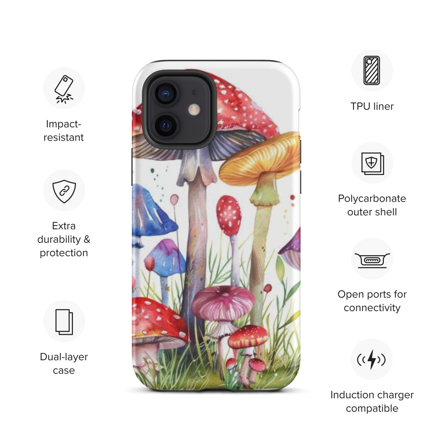 Mystic MushroomsTough Case for iPhone®