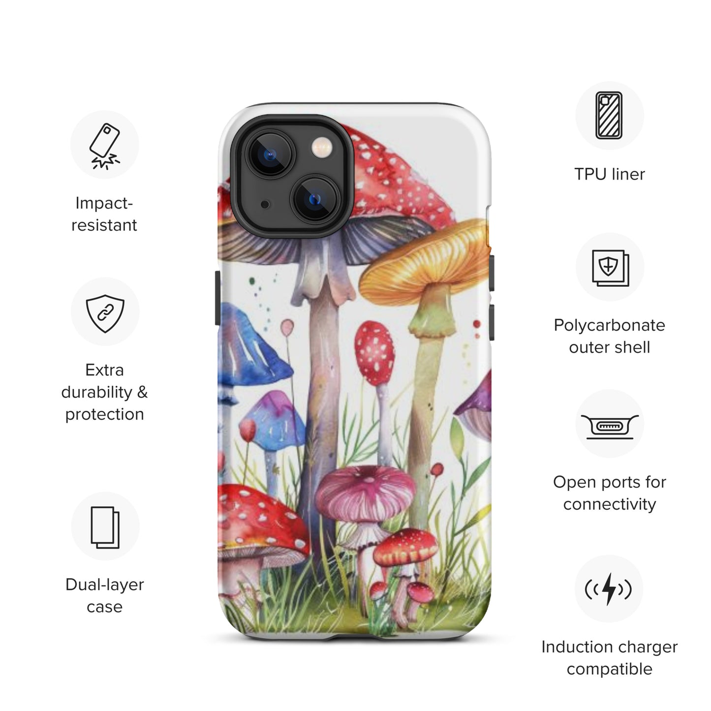 Mystic MushroomsTough Case for iPhone®