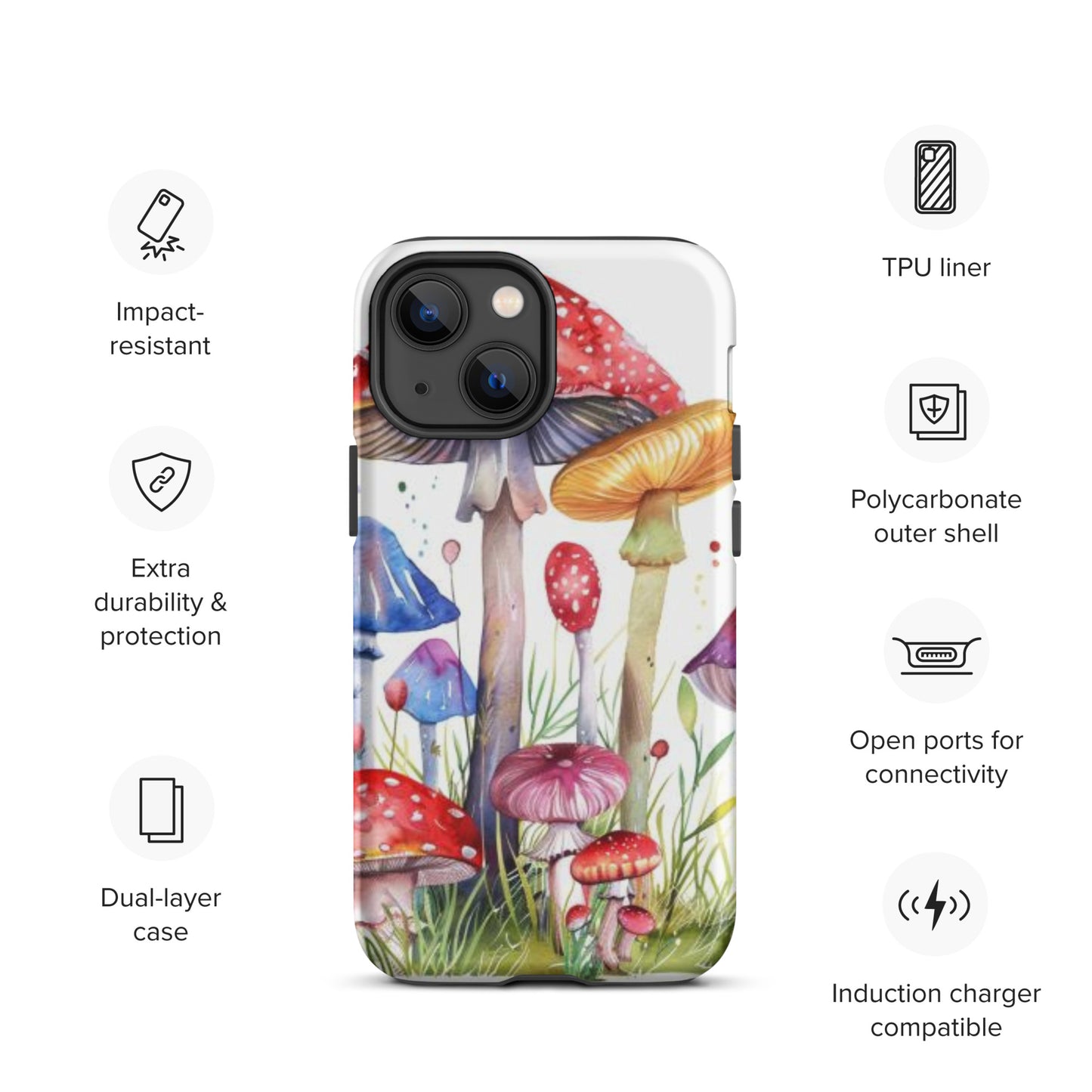 Mystic MushroomsTough Case for iPhone®