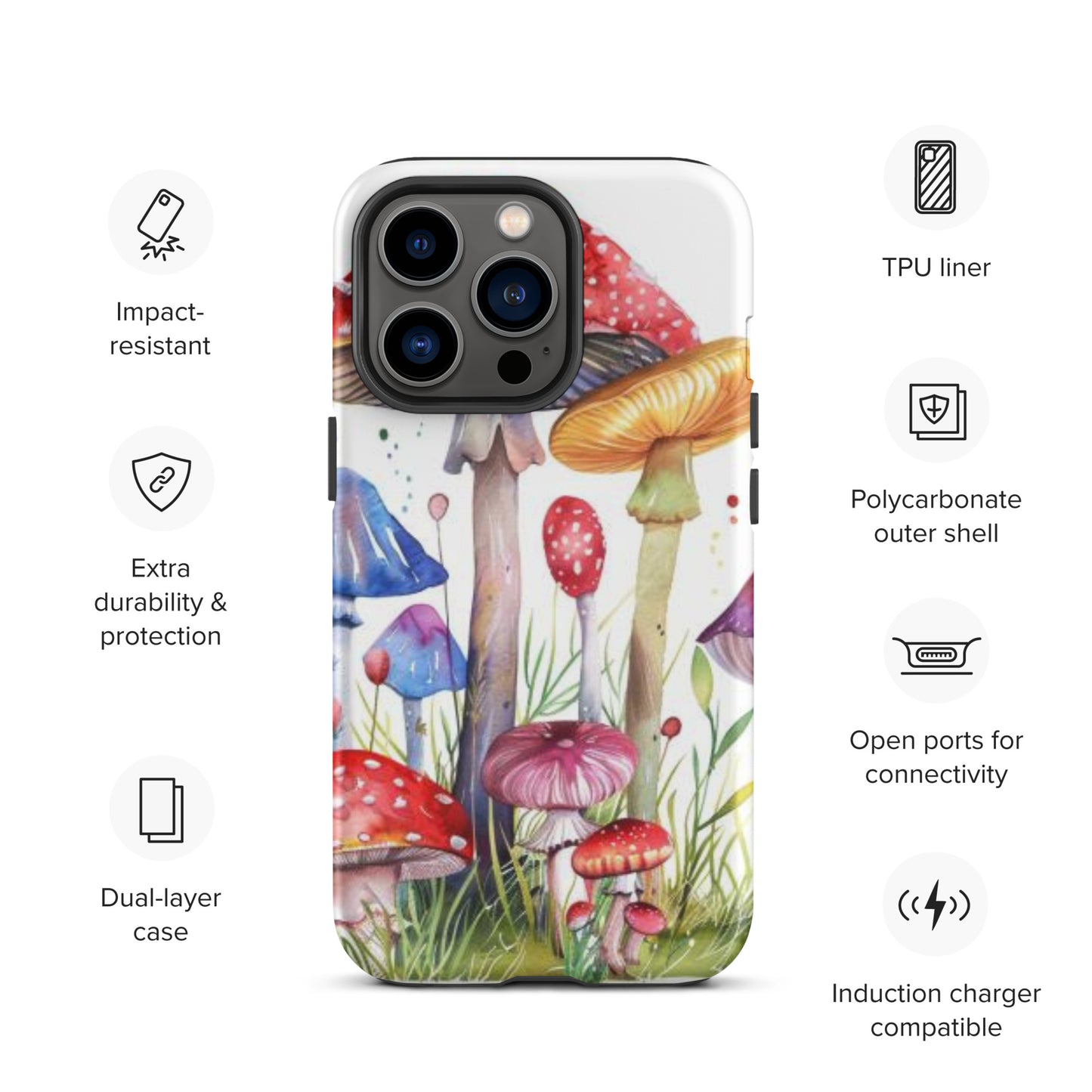 Mystic MushroomsTough Case for iPhone®