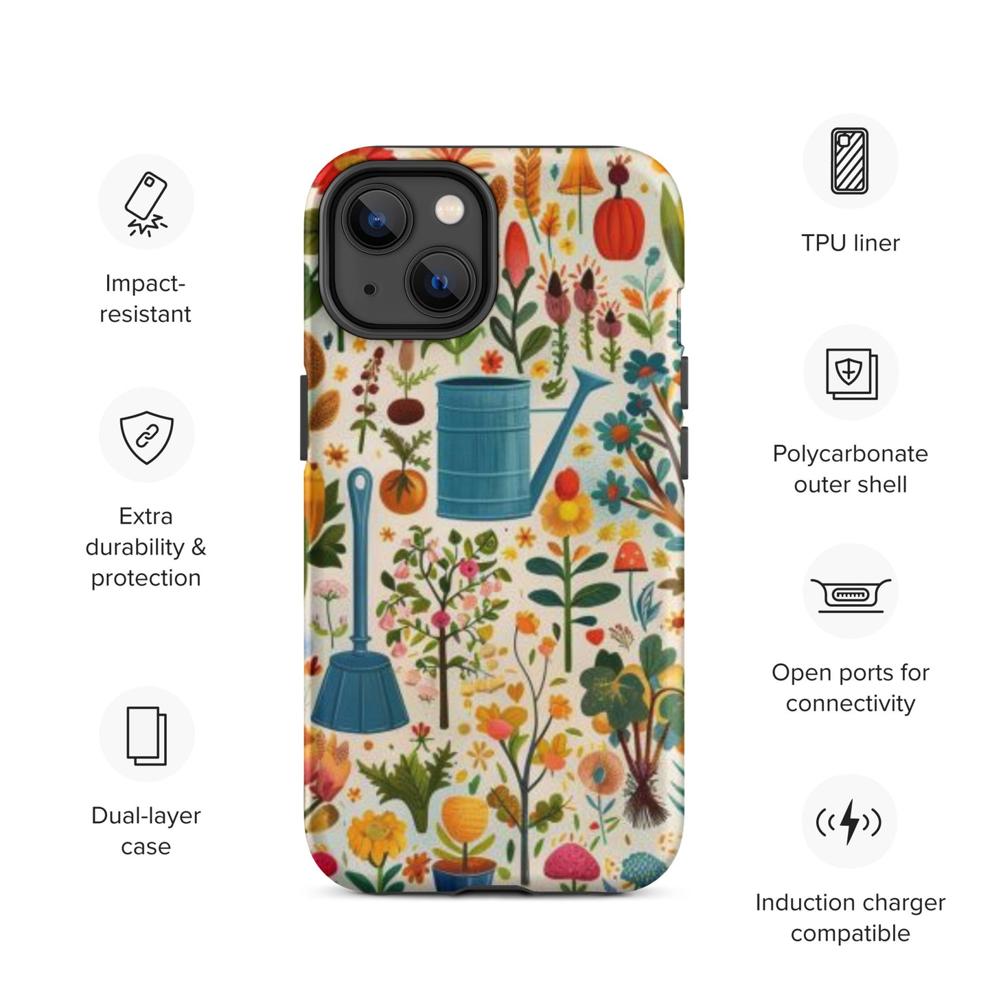 Gardener's Collage Tough Case for iPhone®