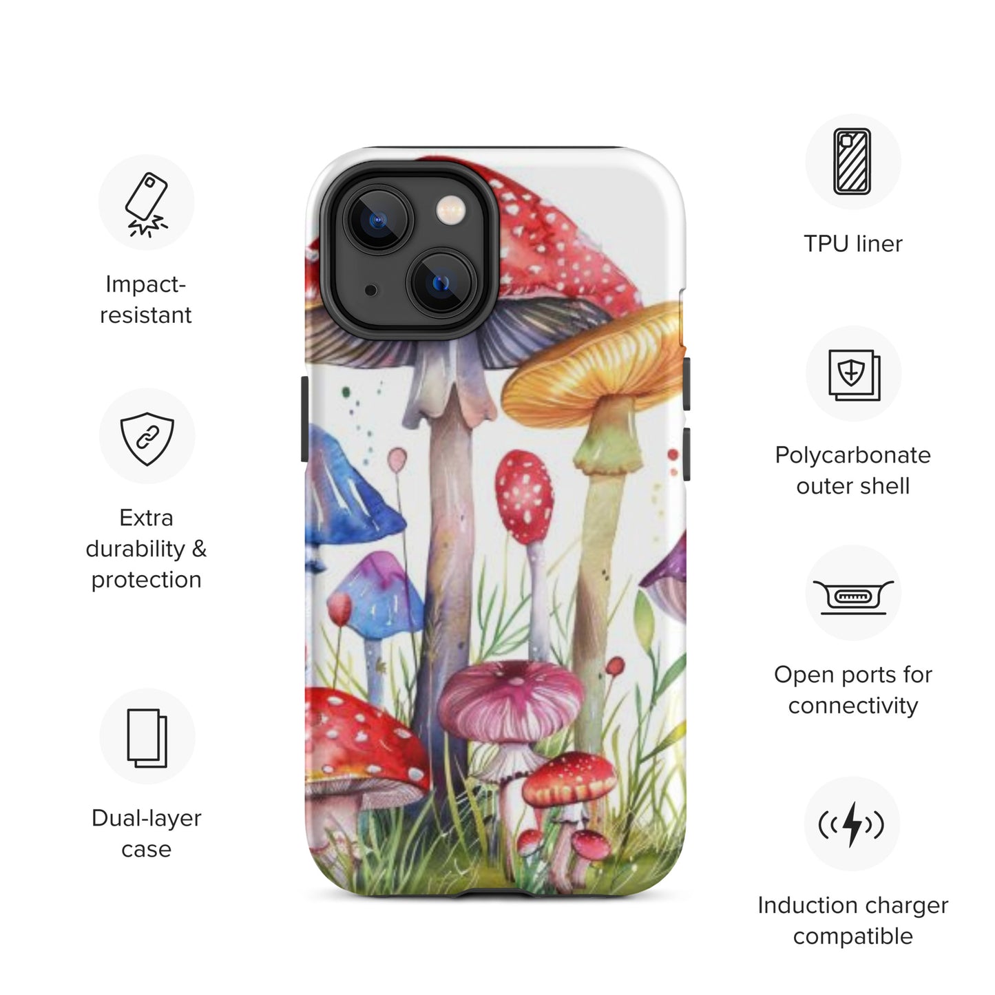 Mystic MushroomsTough Case for iPhone®
