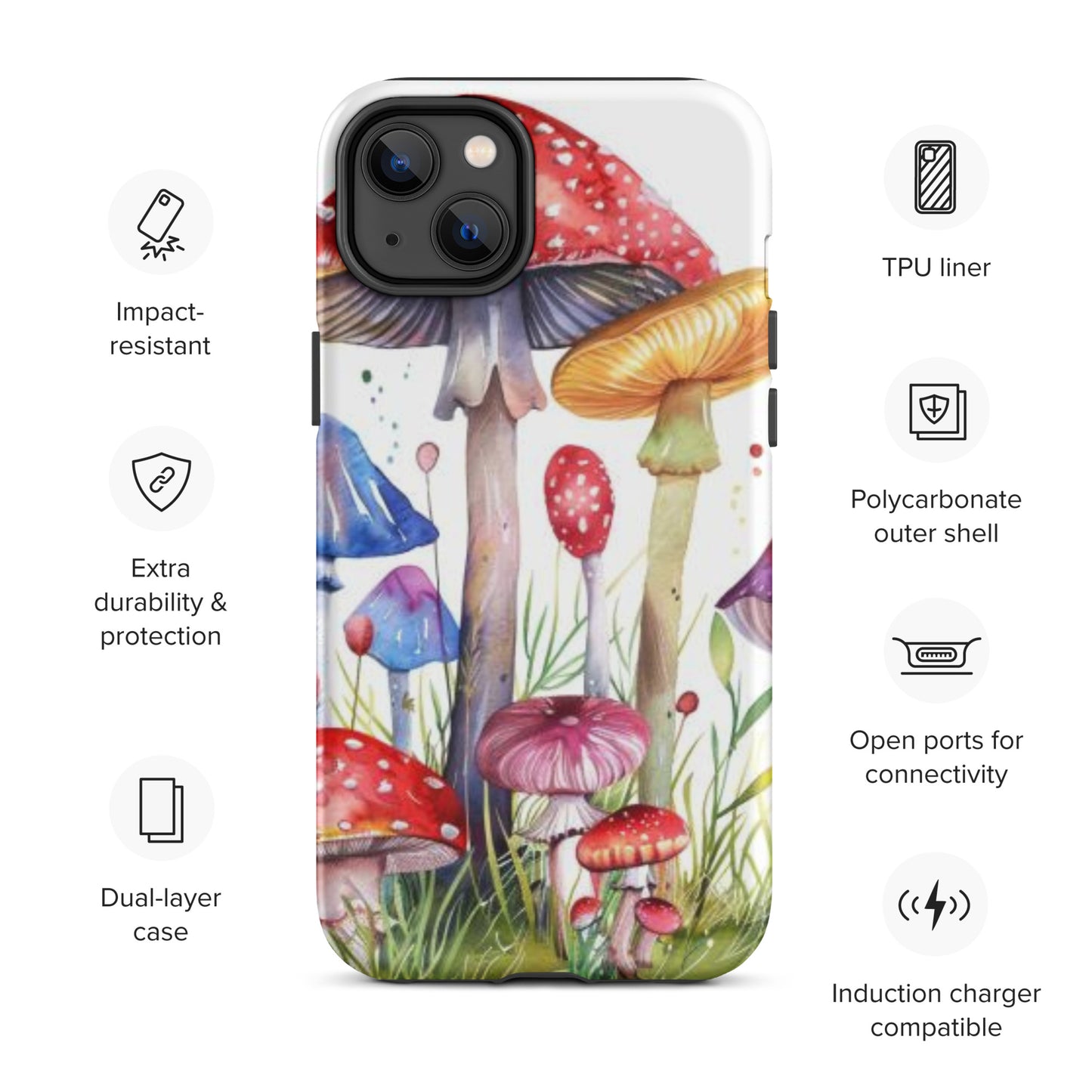 Mystic MushroomsTough Case for iPhone®