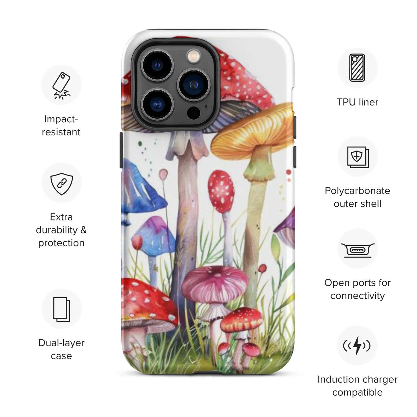 Mystic MushroomsTough Case for iPhone®