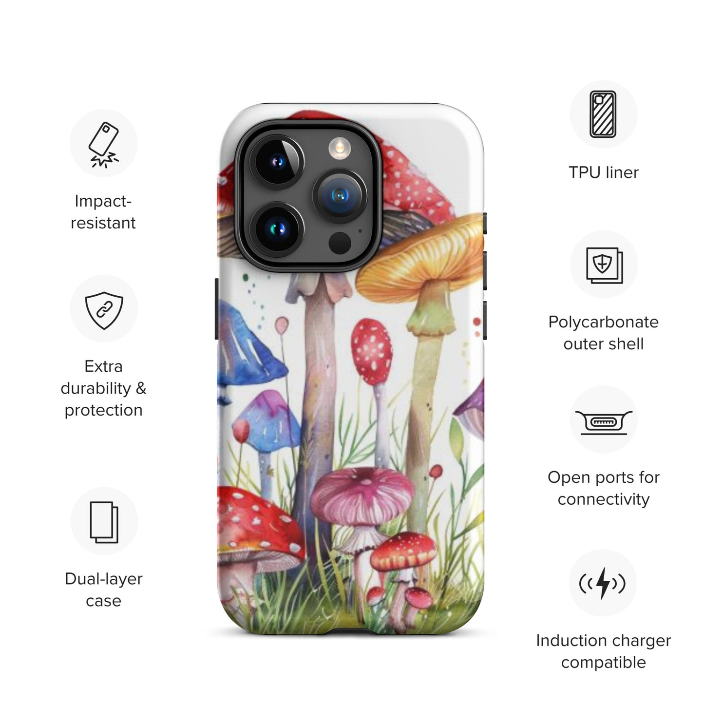 Mystic MushroomsTough Case for iPhone®