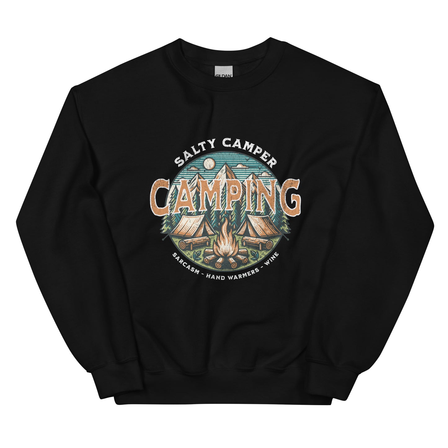 "Salty Camper" - Crew neck sweatshirt